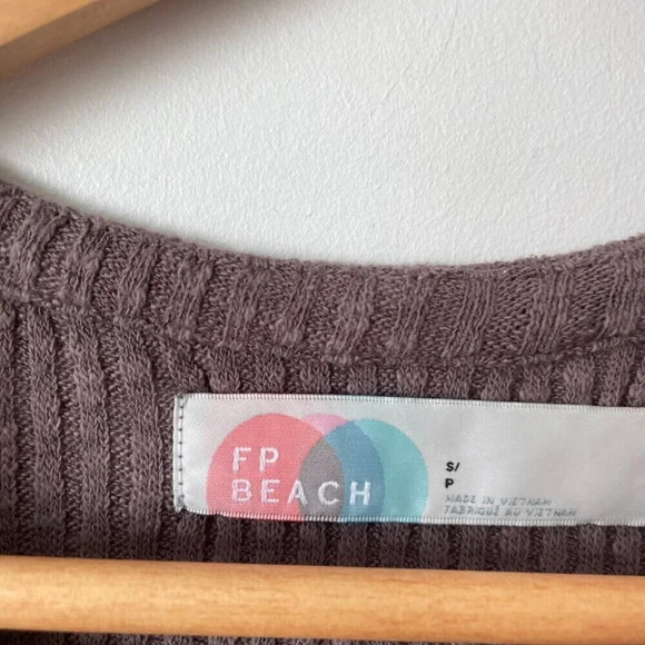 Free People FP Beach Blossom Button Up Shirt Dress Stretch Cotton Size  Small - Picture 10 of 11